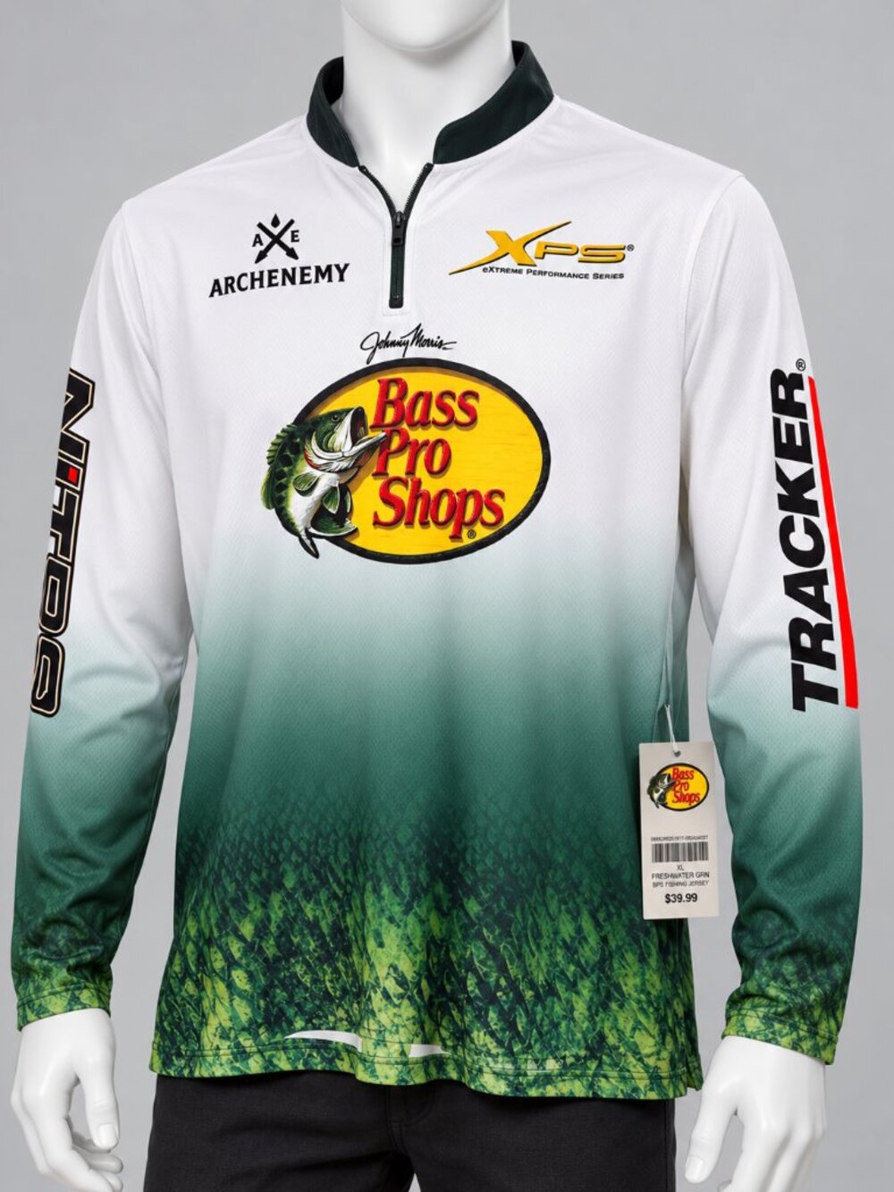 Bass Pro Shops Performance Series Fishing Jersey – Men’s XL – New With Tags